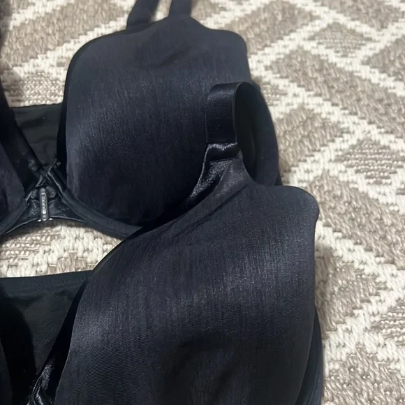 Vanity Fair Black 36DD (36E) style number 75339 front  closure bra set o… - Picture 4 of 12